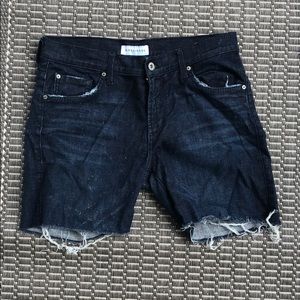 James Jeans Dark Wash Cut-off Shorts 32